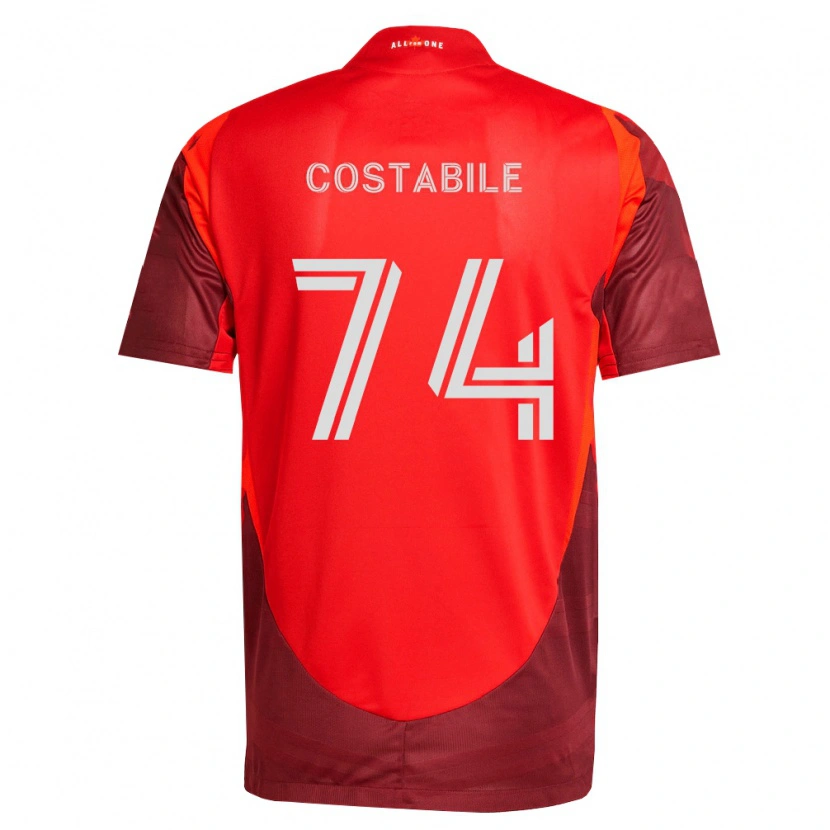Danxen Herren Luca Costabile #74 Burgund Rot Heimtrikot Trikot 2026/27 T-Shirt