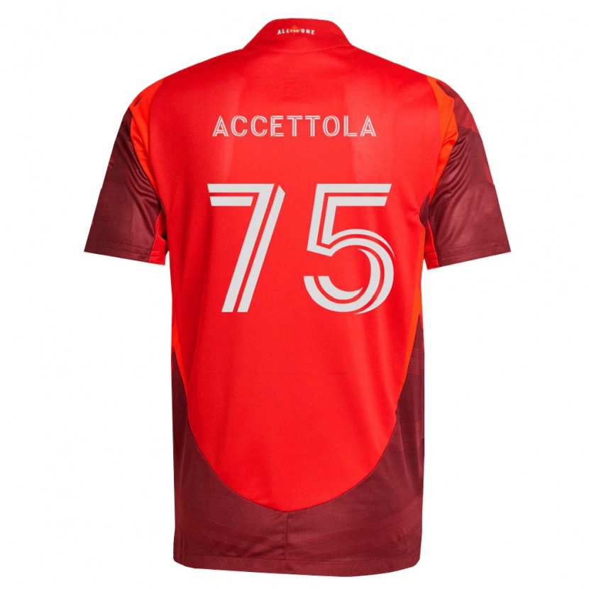 Danxen Herren Luca Accettola #75 Burgund Rot Heimtrikot Trikot 2026/27 T-Shirt