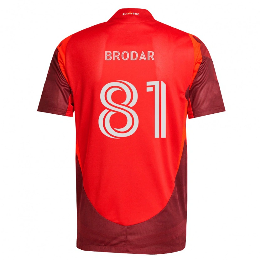 Danxen Herren Niko Brodar #81 Burgund Rot Heimtrikot Trikot 2026/27 T-Shirt