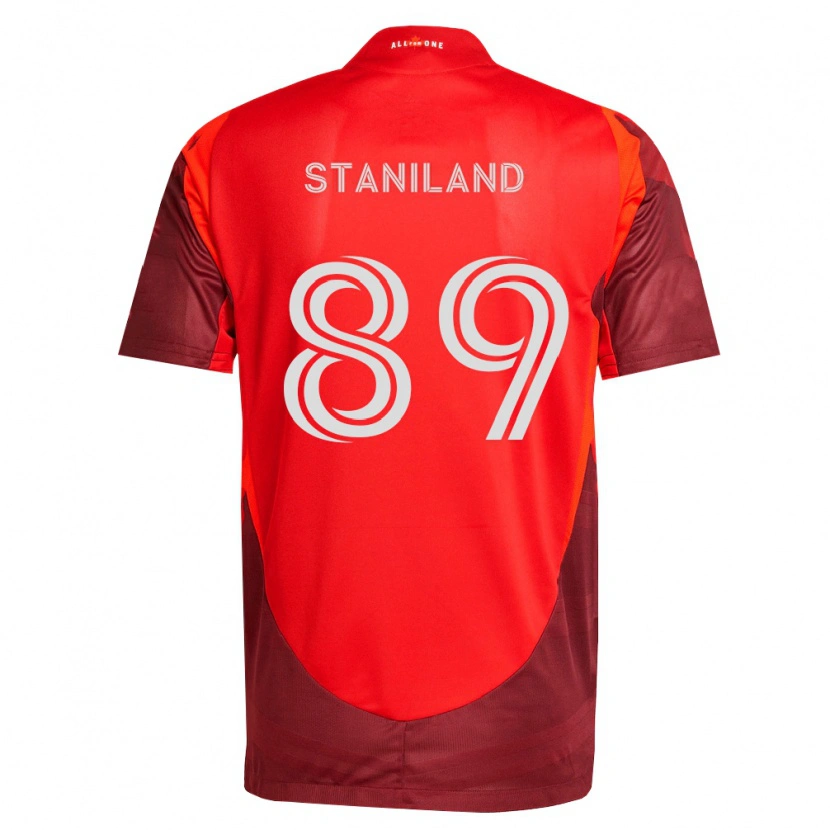 Danxen Herren Charlie Staniland #89 Burgund Rot Heimtrikot Trikot 2026/27 T-Shirt