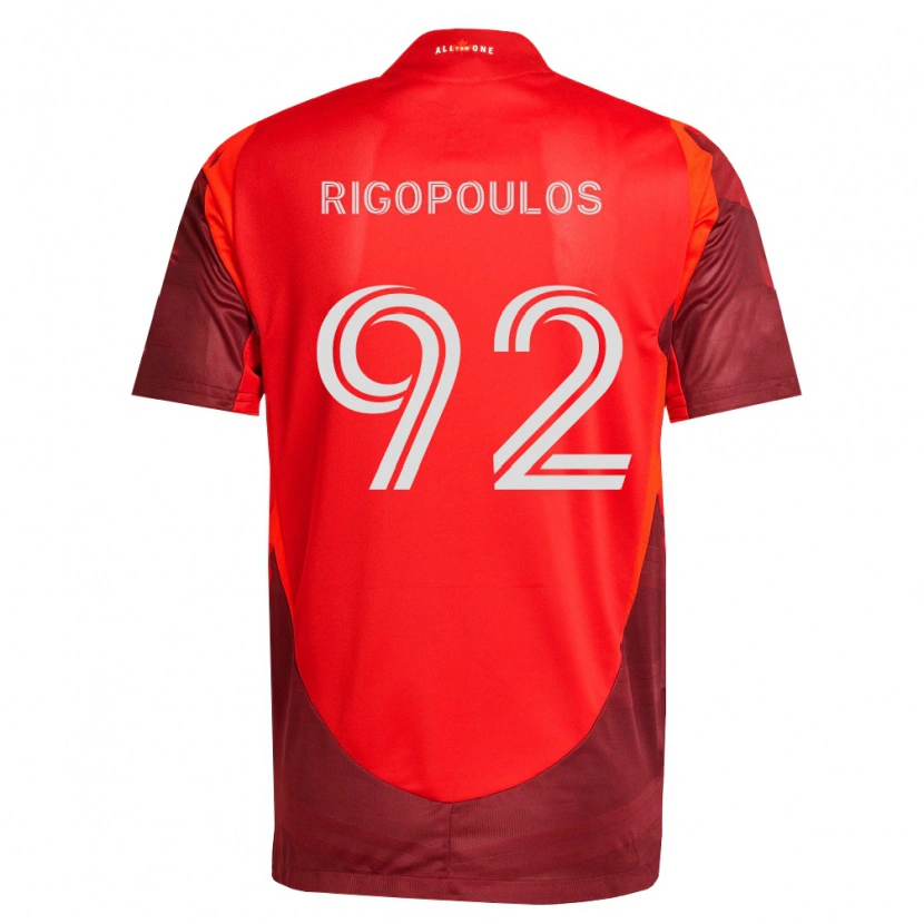 Danxen Herren Theo Rigopoulos #92 Burgund Rot Heimtrikot Trikot 2026/27 T-Shirt