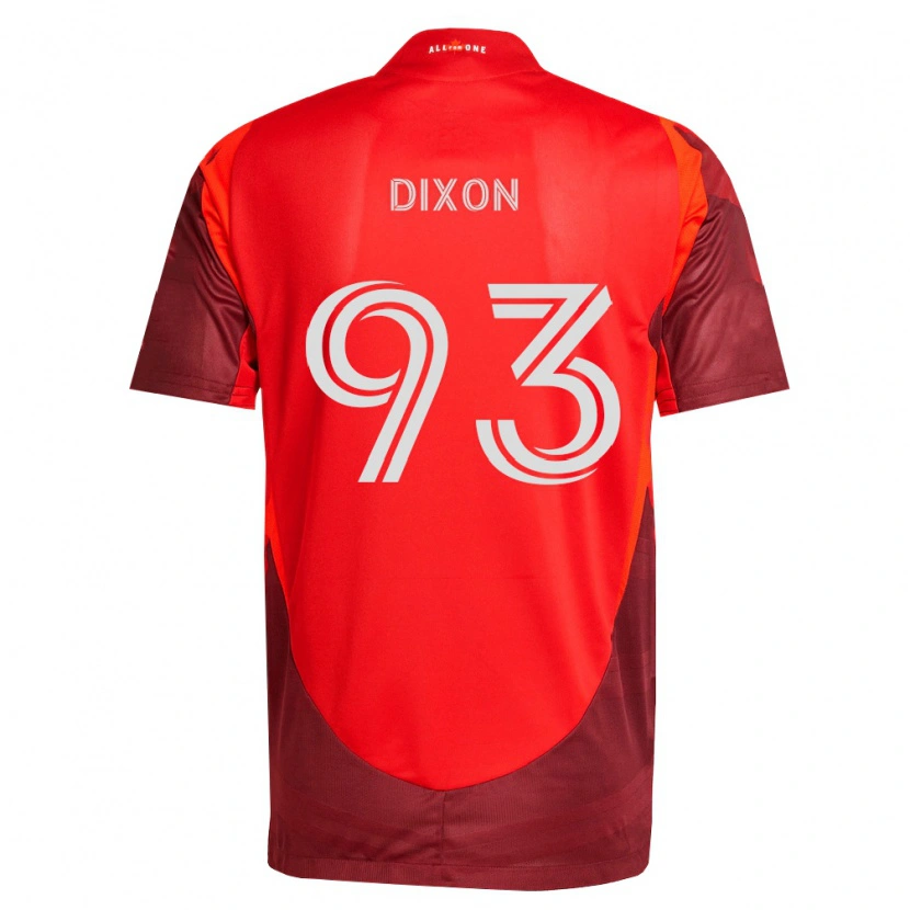 Danxen Herren Damar Dixon #93 Burgund Rot Heimtrikot Trikot 2026/27 T-Shirt