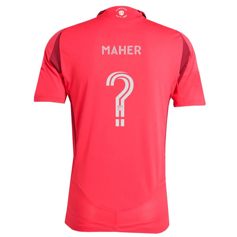 Danxen Herren Josh Maher #0 Magenta Weiß Heimtrikot Trikot 2026/27 T-Shirt