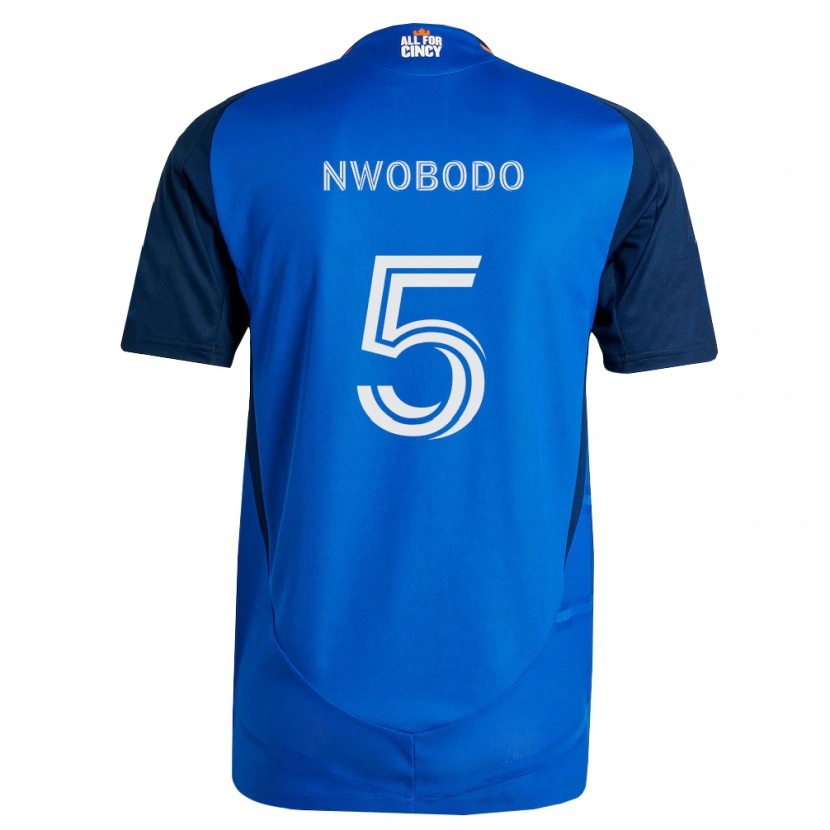 Danxen Herren Obinna Nwobodo #5 Königsblau Orange Heimtrikot Trikot 2026/27 T-Shirt