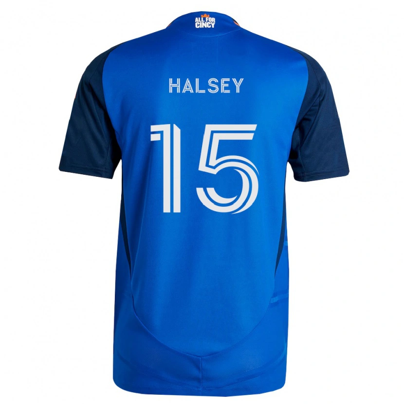 Danxen Herren Bret Halsey #15 Königsblau Orange Heimtrikot Trikot 2026/27 T-Shirt