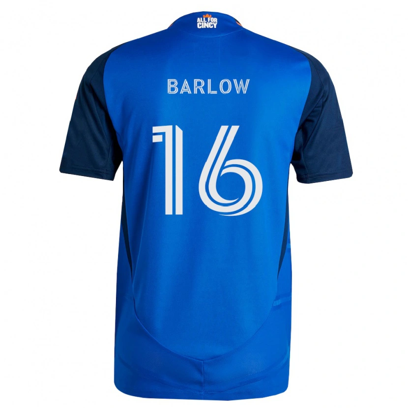 Danxen Herren Tom Barlow #16 Königsblau Orange Heimtrikot Trikot 2026/27 T-Shirt