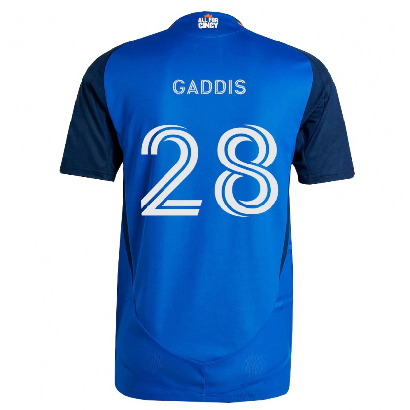 Danxen Herren Raymon Gaddis #28 Königsblau Orange Heimtrikot Trikot 2026/27 T-Shirt
