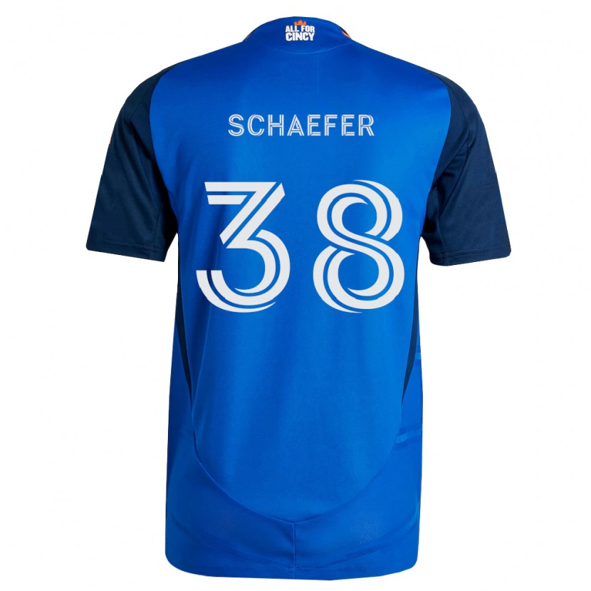 Danxen Herren Brian Schaefer #38 Königsblau Orange Heimtrikot Trikot 2026/27 T-Shirt