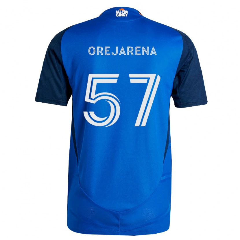 Danxen Herren Leo Orejarena #57 Königsblau Orange Heimtrikot Trikot 2026/27 T-Shirt