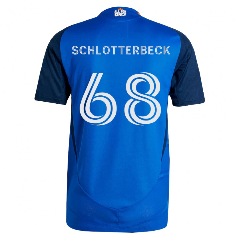 Danxen Herren Ryan Schlotterbeck #68 Königsblau Orange Heimtrikot Trikot 2026/27 T-Shirt