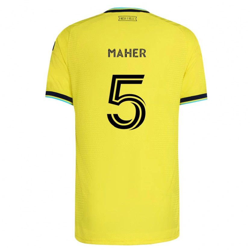 Danxen Herren Jack Maher #5 Hellgelb Marineblau Heimtrikot Trikot 2026/27 T-Shirt