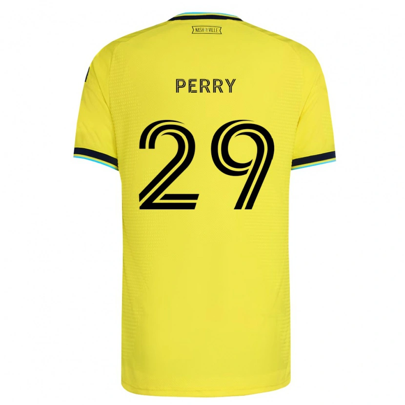 Danxen Herren Nebiyou Perry #29 Hellgelb Marineblau Heimtrikot Trikot 2026/27 T-Shirt