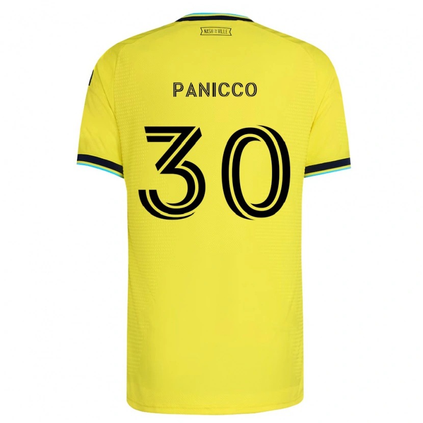 Danxen Herren Elliot Panicco #30 Hellgelb Marineblau Heimtrikot Trikot 2026/27 T-Shirt