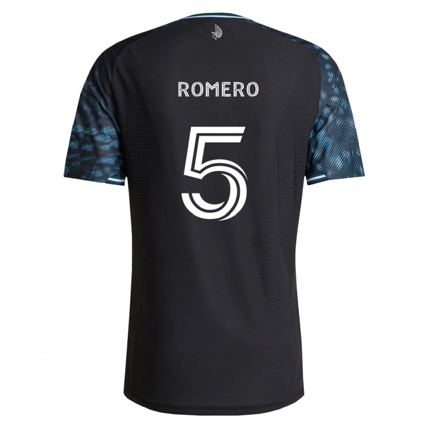 Danxen Herren Nicolás Romero #5 Schwarz Weiß Heimtrikot Trikot 2026/27 T-Shirt