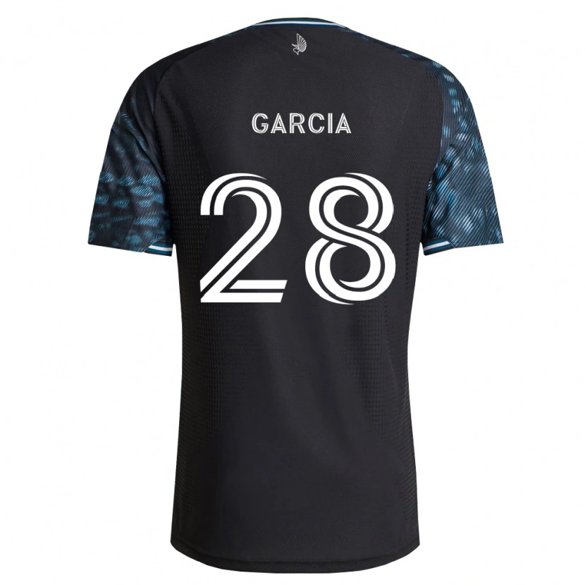 Danxen Herren Mender García #28 Schwarz Weiß Heimtrikot Trikot 2026/27 T-Shirt