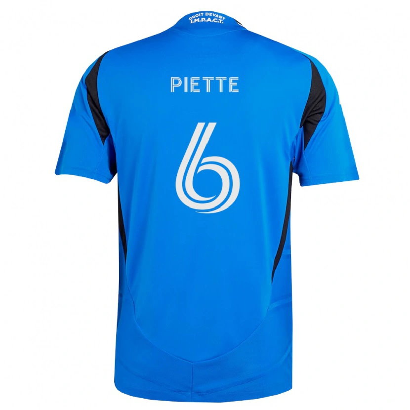 Danxen Herren Samuel Piette #6 Blau Weiß Schwarz Heimtrikot Trikot 2026/27 T-Shirt