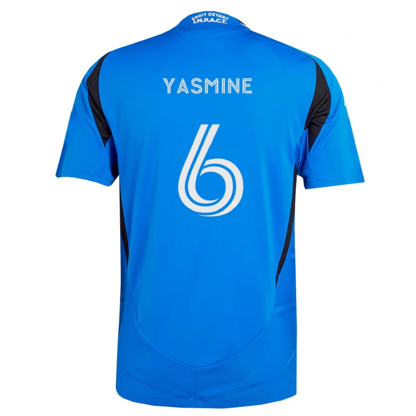 Danxen Herren Décombe Yasmine #6 Blau Weiß Schwarz Heimtrikot Trikot 2026/27 T-Shirt