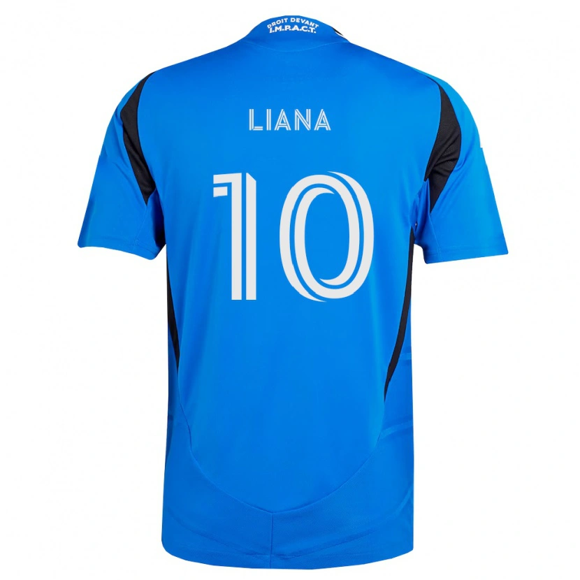Danxen Herren Tarasco Liana #10 Blau Weiß Schwarz Heimtrikot Trikot 2026/27 T-Shirt