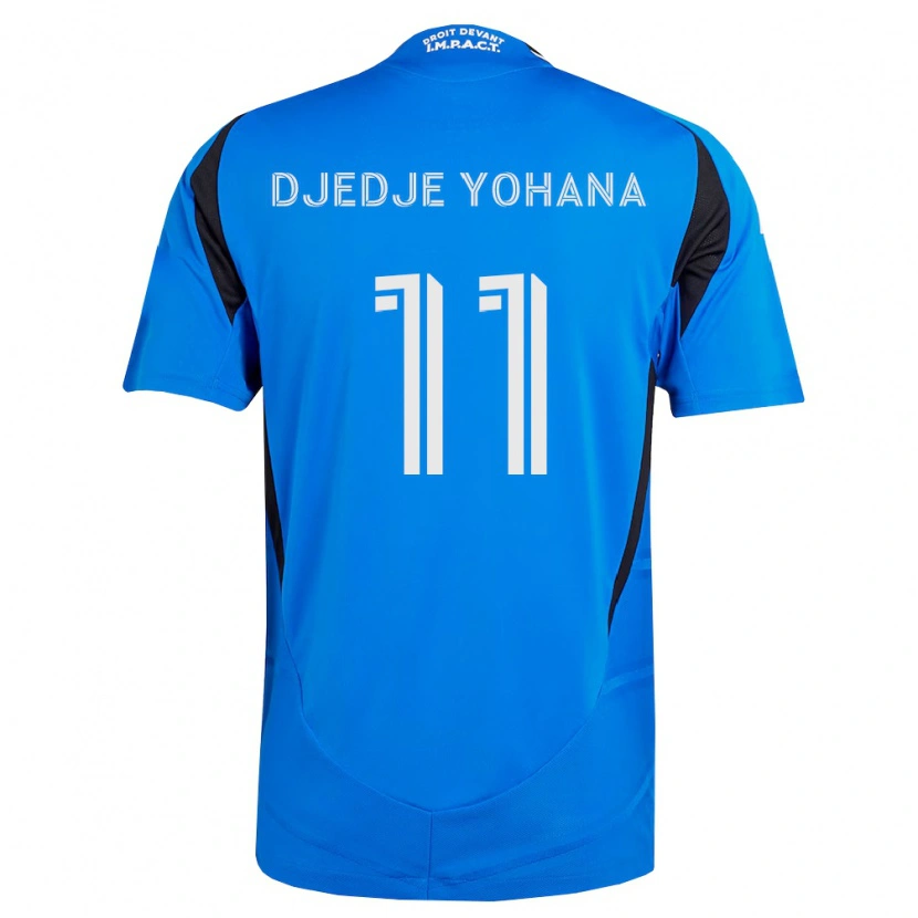 Danxen Herren Kabie Djedje Yohana #11 Blau Weiß Schwarz Heimtrikot Trikot 2026/27 T-Shirt