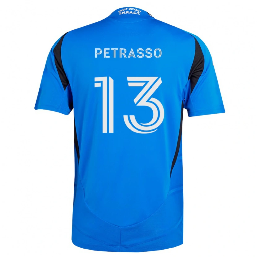 Danxen Herren Luca Petrasso #13 Blau Weiß Schwarz Heimtrikot Trikot 2026/27 T-Shirt