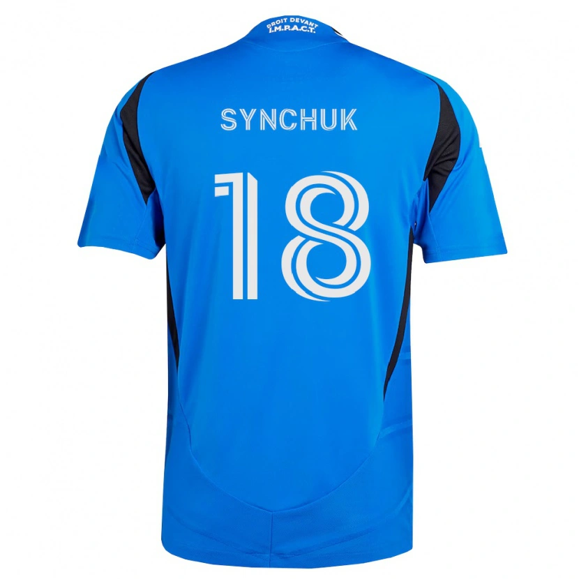 Danxen Herren Gennadiy Synchuk #18 Blau Weiß Schwarz Heimtrikot Trikot 2026/27 T-Shirt