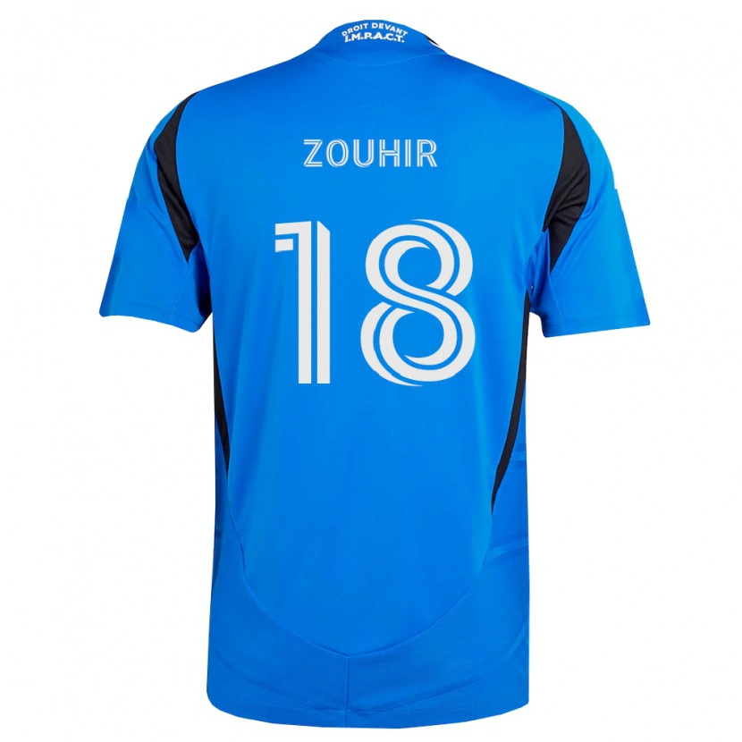 Danxen Herren Rida Zouhir #18 Blau Weiß Schwarz Heimtrikot Trikot 2026/27 T-Shirt