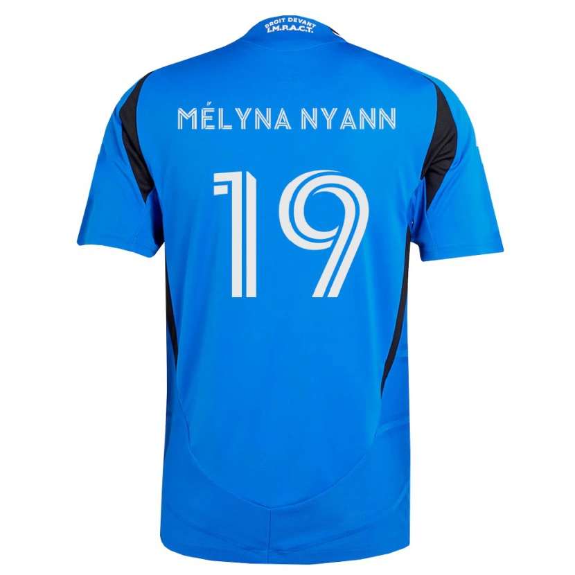 Danxen Herren Alexis Mélyna Nyann #19 Blau Weiß Schwarz Heimtrikot Trikot 2026/27 T-Shirt