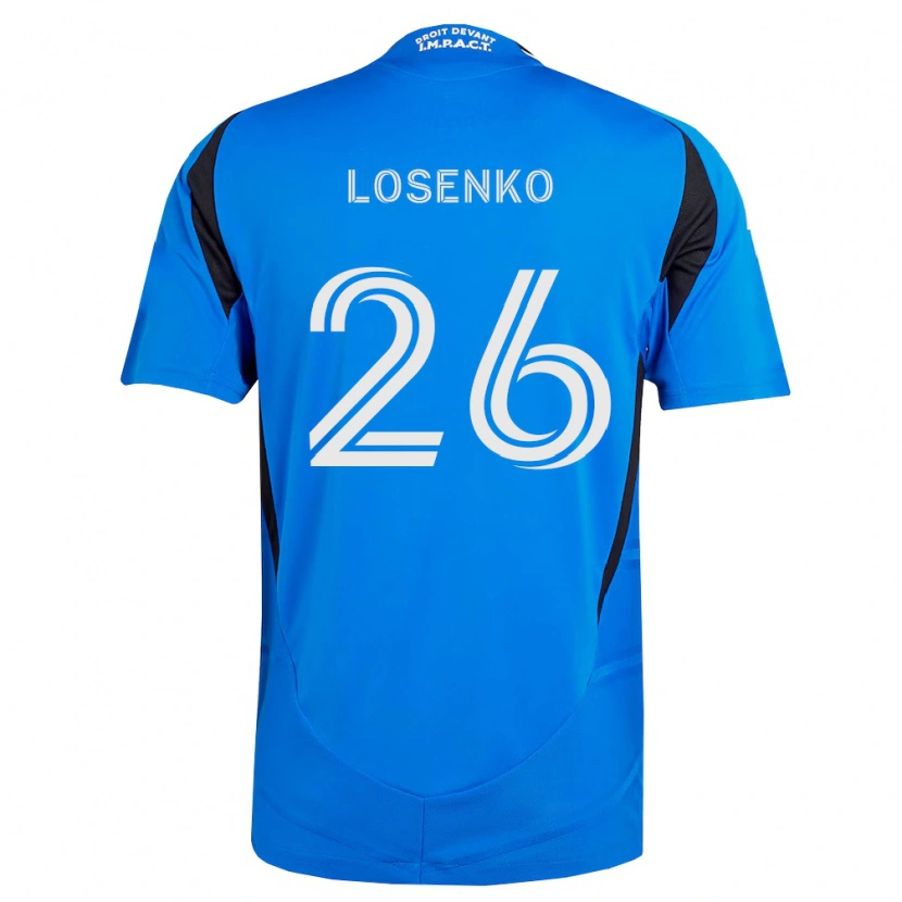 Danxen Herren Ivan Losenko #26 Blau Weiß Schwarz Heimtrikot Trikot 2026/27 T-Shirt