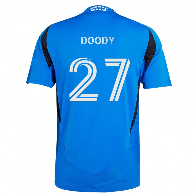 Danxen Herren Grayson Doody #27 Blau Weiß Schwarz Heimtrikot Trikot 2026/27 T-Shirt