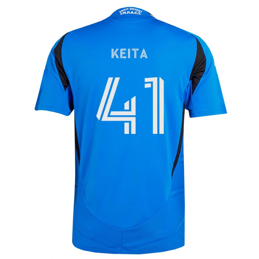 Danxen Herren Samsy Keita #41 Blau Weiß Schwarz Heimtrikot Trikot 2026/27 T-Shirt