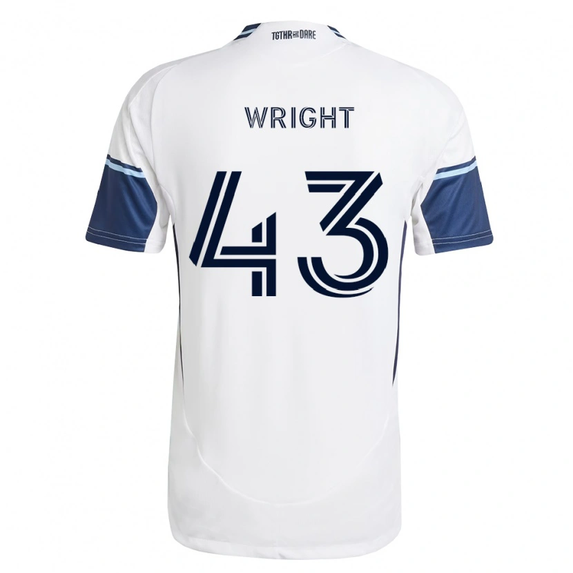 Danxen Herren Trevor Wright #43 Weiß Königsblau Heimtrikot Trikot 2026/27 T-Shirt