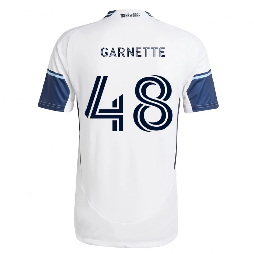 Danxen Herren Micaah Garnette #48 Weiß Königsblau Heimtrikot Trikot 2026/27 T-Shirt