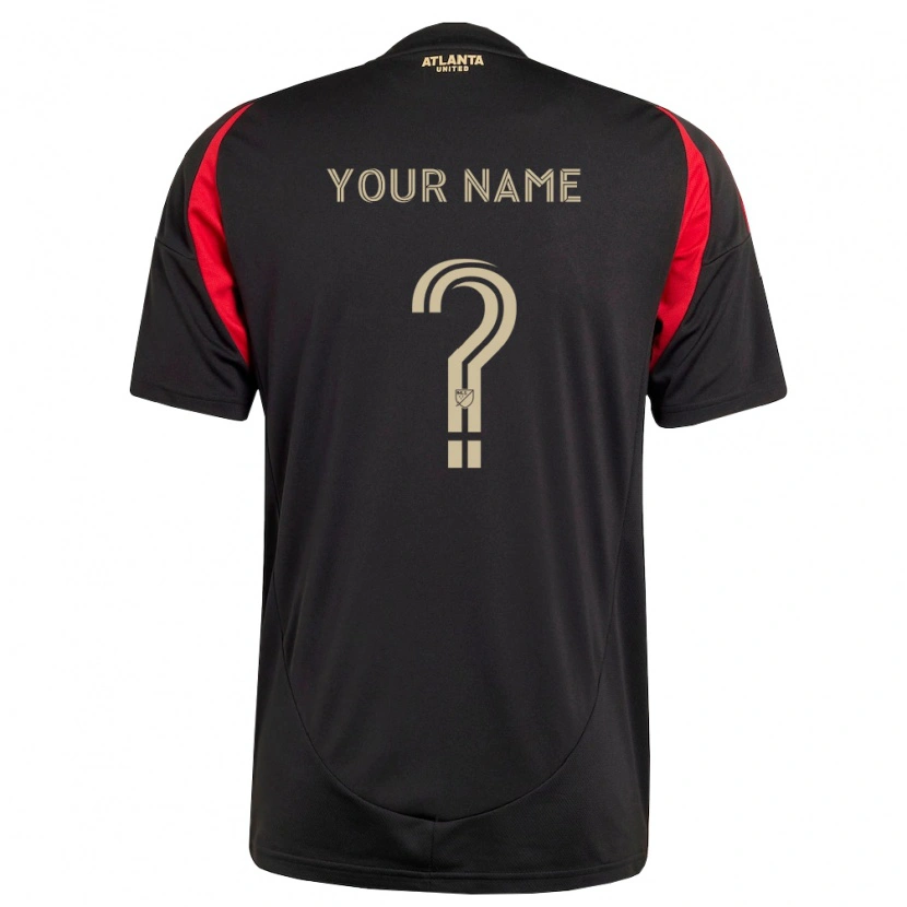 Danxen Herren Ihren Namen #0 Schwarz Rot Heimtrikot Trikot 2026/27 T-Shirt