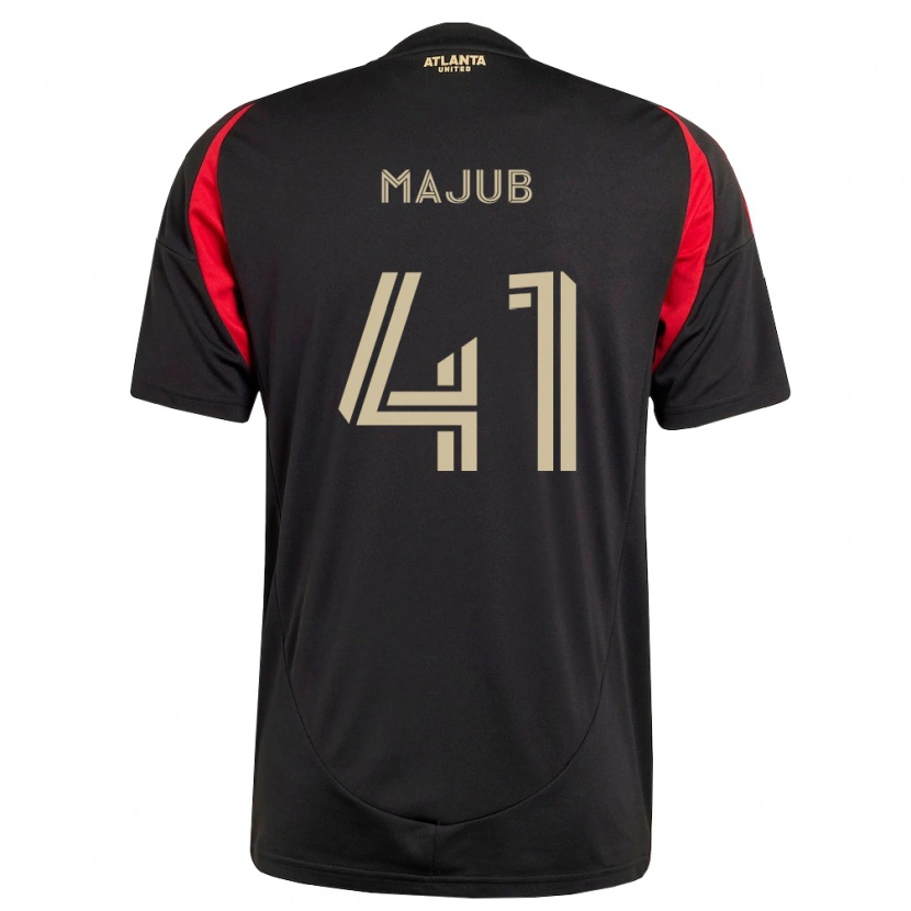 Danxen Herren Toto Majub #41 Schwarz Rot Heimtrikot Trikot 2026/27 T-Shirt