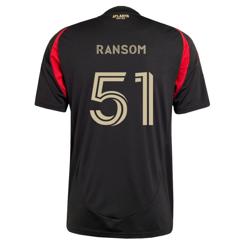 Danxen Herren Jonathan Ransom #51 Schwarz Rot Heimtrikot Trikot 2026/27 T-Shirt