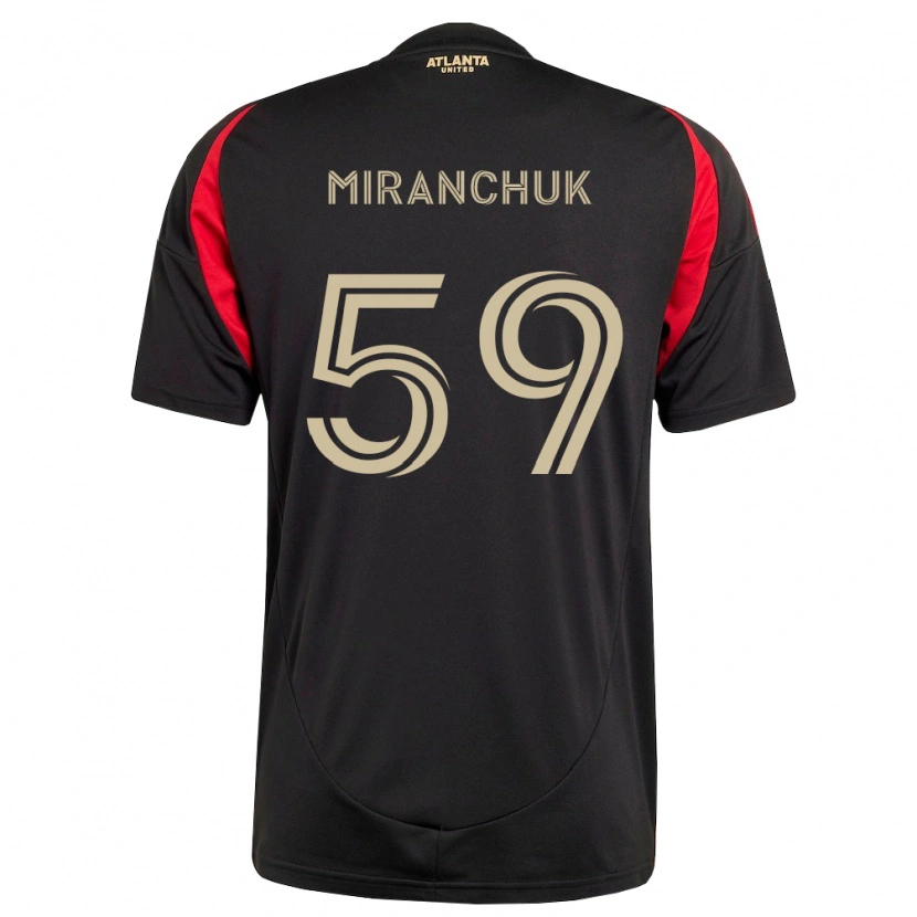 Danxen Herren Aleksey Miranchuk #59 Schwarz Rot Heimtrikot Trikot 2026/27 T-Shirt