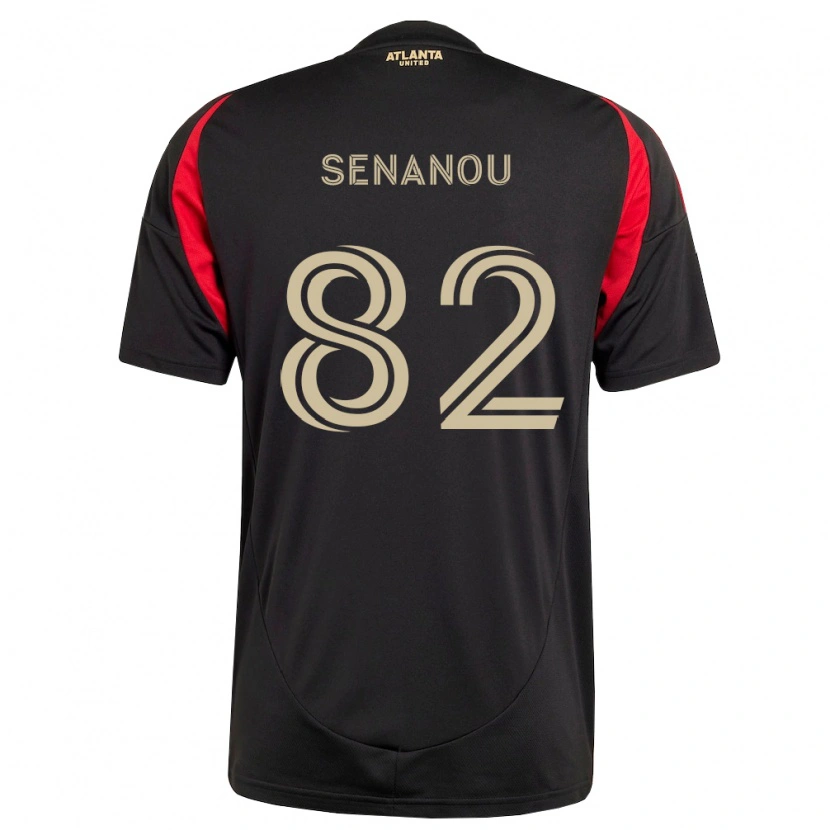 Danxen Herren Matthew Senanou #82 Schwarz Rot Heimtrikot Trikot 2026/27 T-Shirt