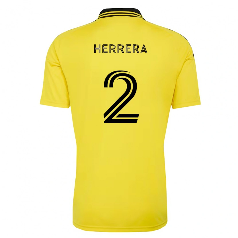 Danxen Herren Andrés Herrera #2 Gelb Schwarz Heimtrikot Trikot 2026/27 T-Shirt