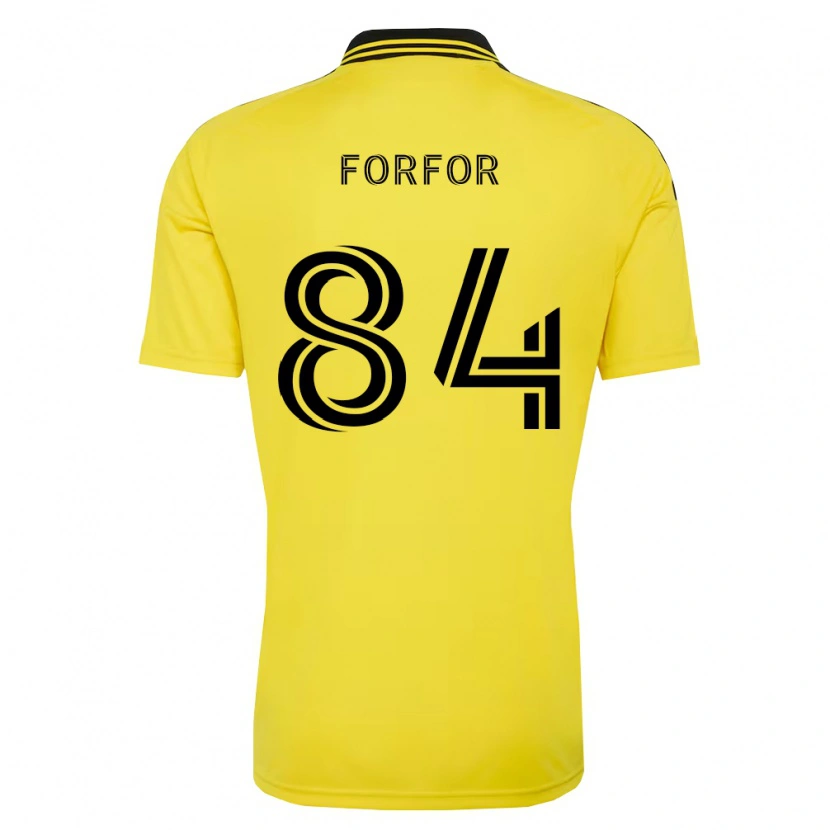 Danxen Herren Prince Forfor #84 Gelb Schwarz Heimtrikot Trikot 2026/27 T-Shirt