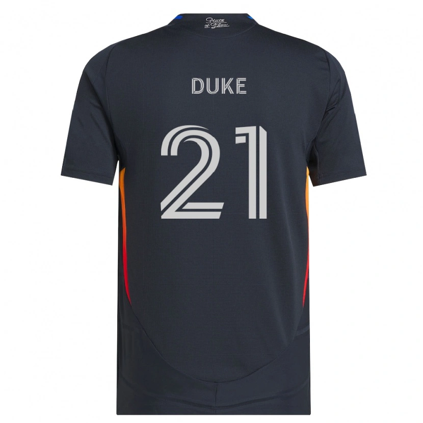 Danxen Herren Bryce Duke #21 Dunkelgrau Rot Heimtrikot Trikot 2026/27 T-Shirt