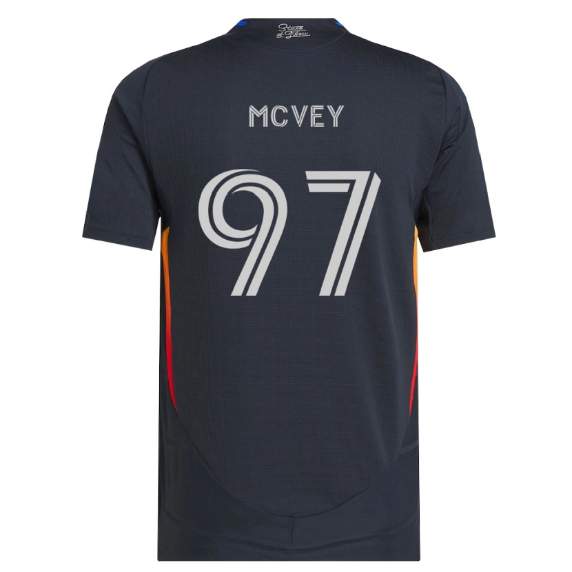 Danxen Herren Christopher Mcvey #97 Dunkelgrau Rot Heimtrikot Trikot 2026/27 T-Shirt