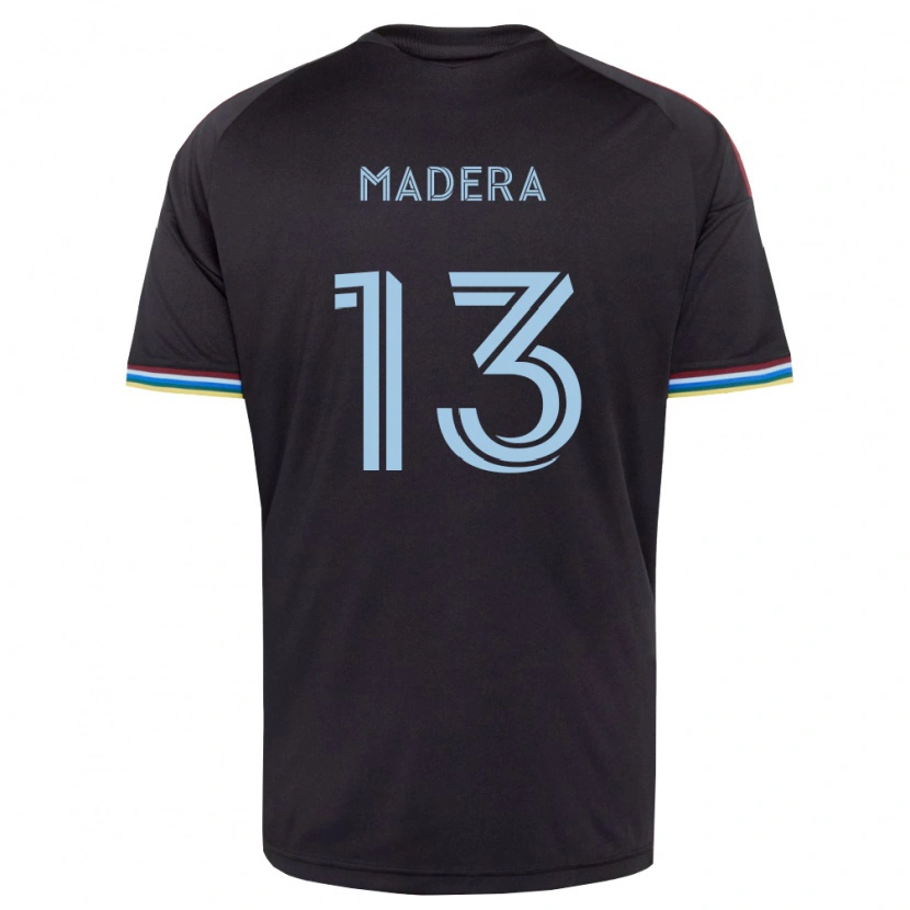 Danxen Herren Cristopher Madera #13 Schwarz Himmelblau Heimtrikot Trikot 2026/27 T-Shirt
