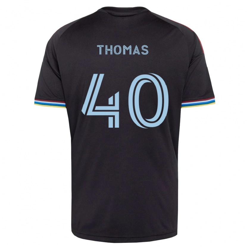 Danxen Herren Kai Thomas #40 Schwarz Himmelblau Heimtrikot Trikot 2026/27 T-Shirt