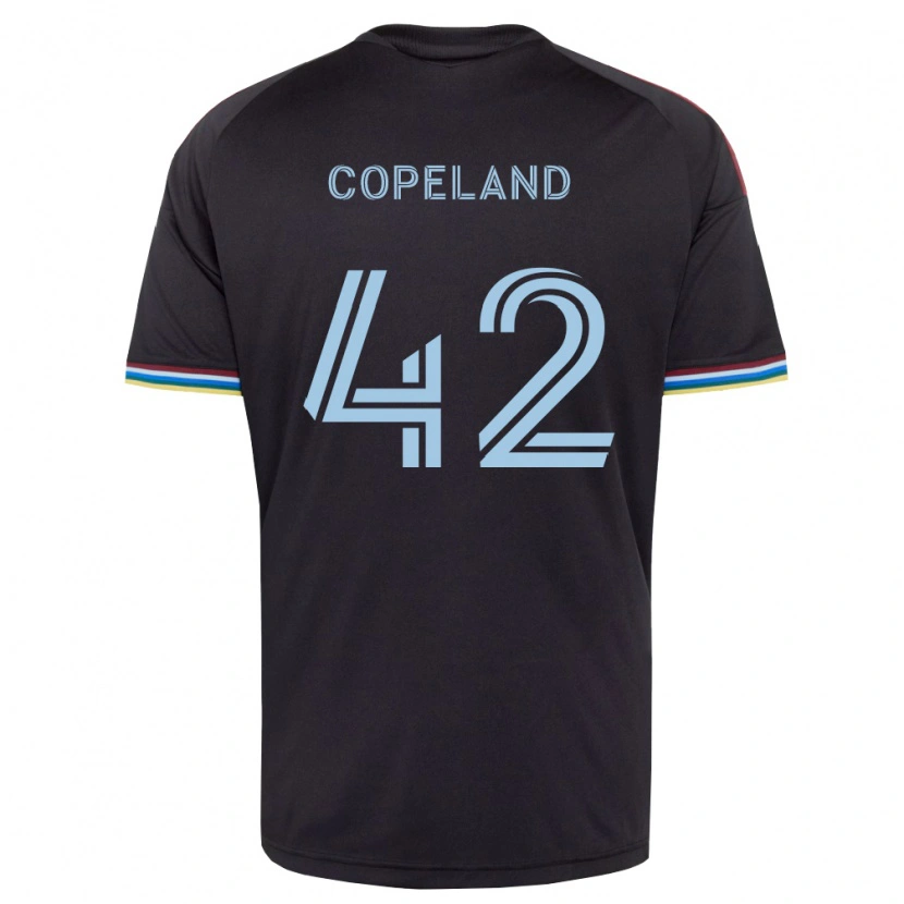 Danxen Herren Josh Copeland #42 Schwarz Himmelblau Heimtrikot Trikot 2026/27 T-Shirt
