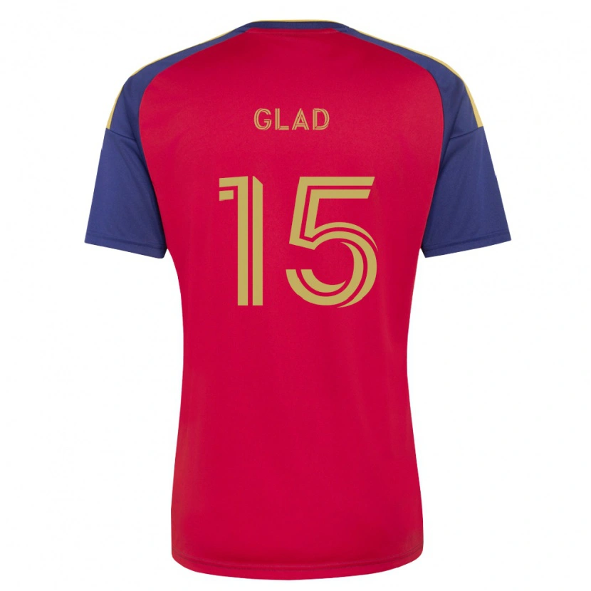 Danxen Herren Justen Glad #15 Königsblau Braun Rot Heimtrikot Trikot 2026/27 T-Shirt