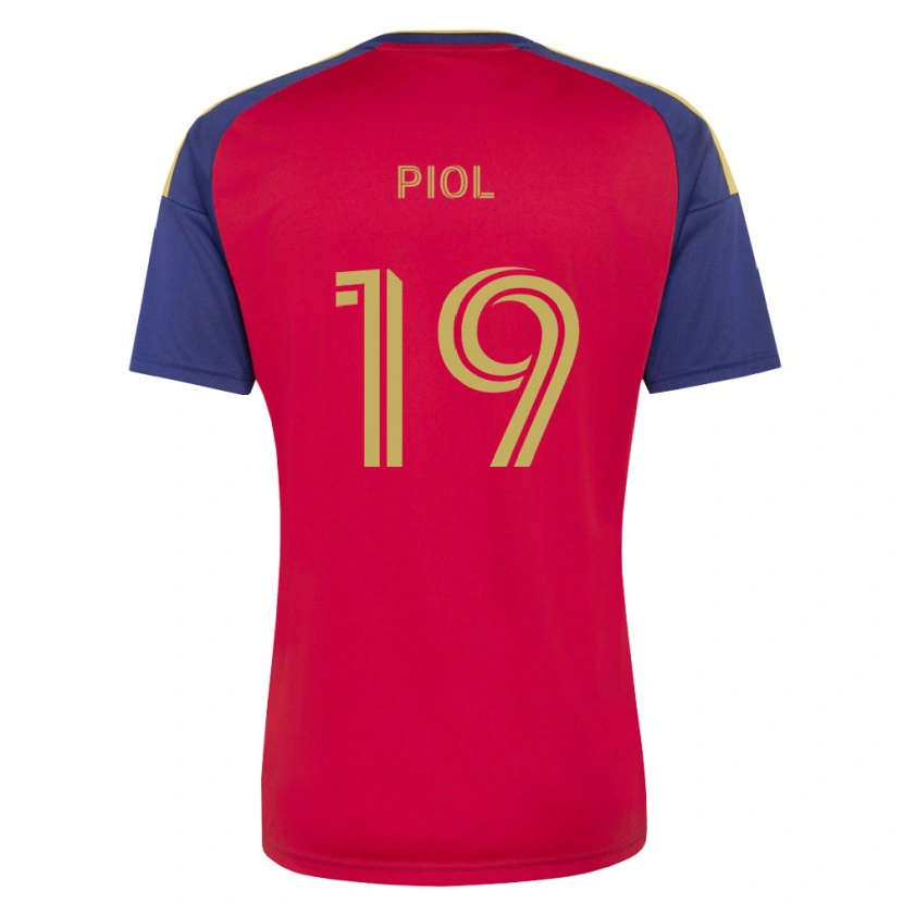 Danxen Herren Ariath Piol #19 Königsblau Braun Rot Heimtrikot Trikot 2026/27 T-Shirt