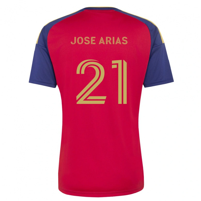 Danxen Herren Juan Jose Arias #21 Königsblau Braun Rot Heimtrikot Trikot 2026/27 T-Shirt
