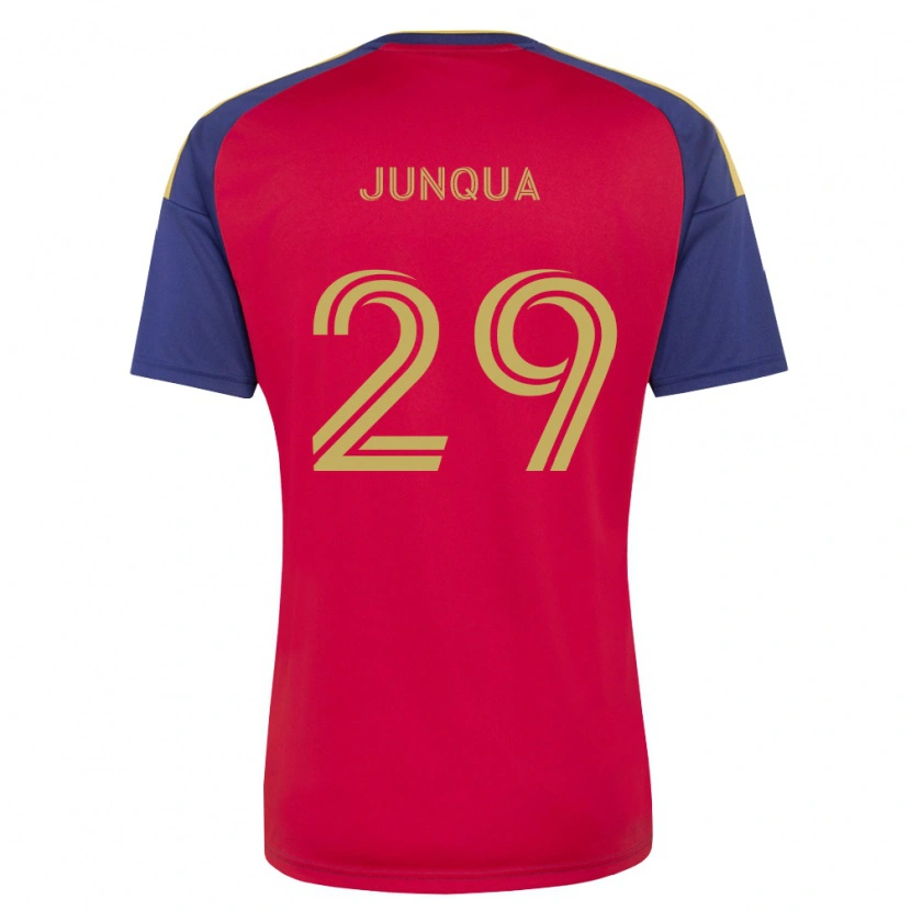 Danxen Herren Sam Junqua #29 Königsblau Braun Rot Heimtrikot Trikot 2026/27 T-Shirt