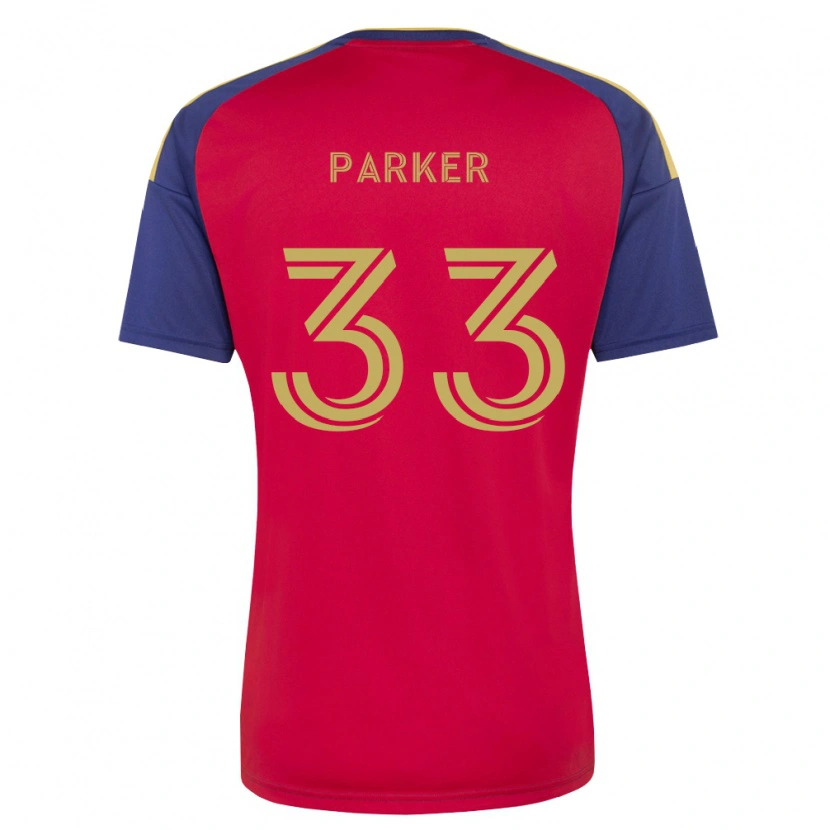 Danxen Herren Van Parker #33 Königsblau Braun Rot Heimtrikot Trikot 2026/27 T-Shirt