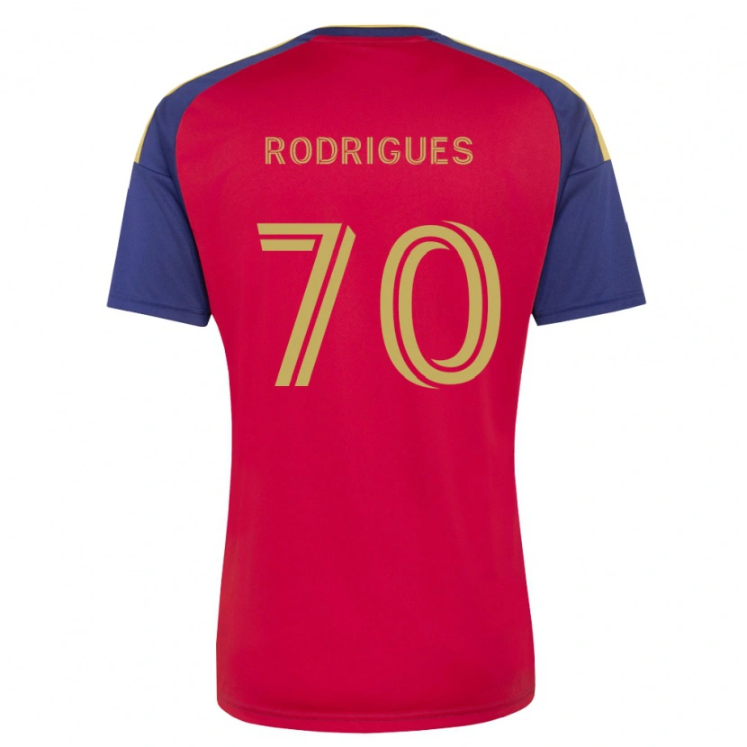 Danxen Herren Lineker Rodrigues #70 Königsblau Braun Rot Heimtrikot Trikot 2026/27 T-Shirt
